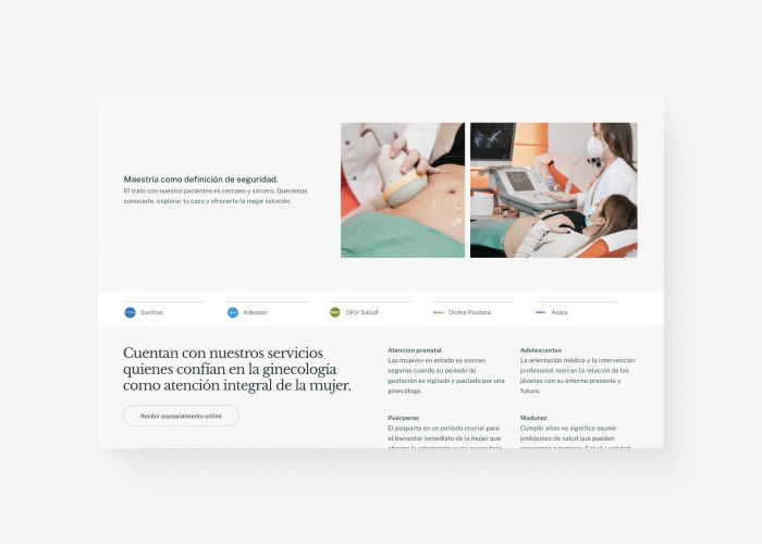 Screenshot after the redesign